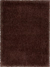 Lawson Coffee Shag Area Rug - 5' x 7'