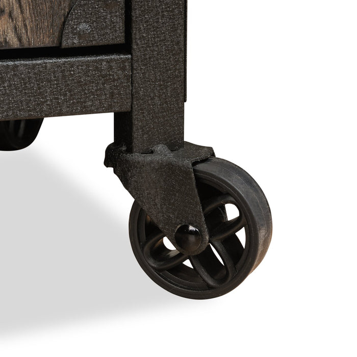 Lewis Office Credenza - Carbon Oak