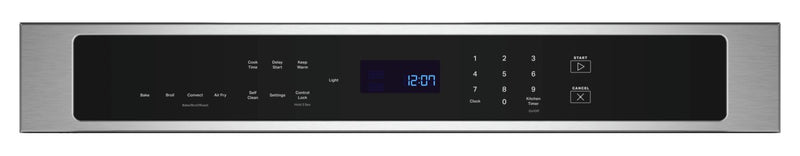 Maytag 27\" 4.3 Cu. Ft. Electric Single Wall Oven with True Convection - Fingerprint Resistant Stainless Steel - MOES6027LZ