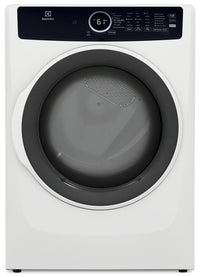 Electrolux 8 Cu. Ft. Gas Dryer with Steam - White - Stackable - ELFG7437AW
