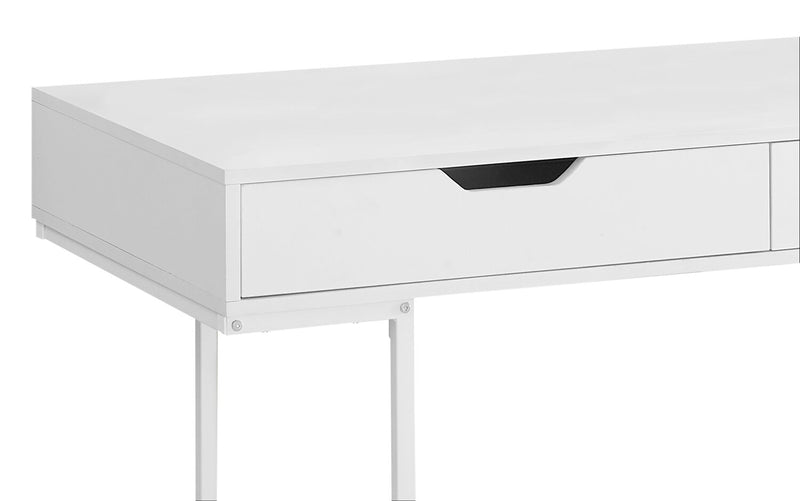 Butler 47.25\" Office Desk with 2-Drawers - White