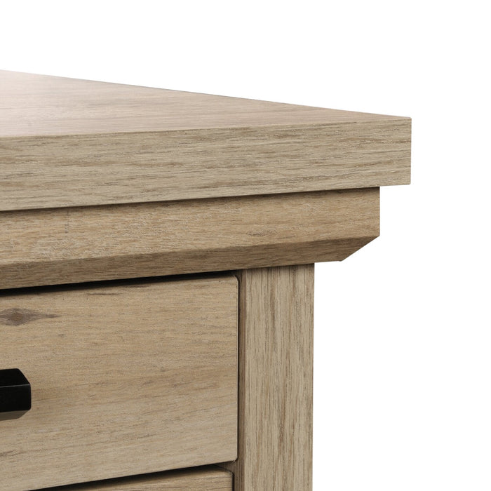 Akira 29.53\" Executvie Office Desk with 6-Drawers - Prime Oak