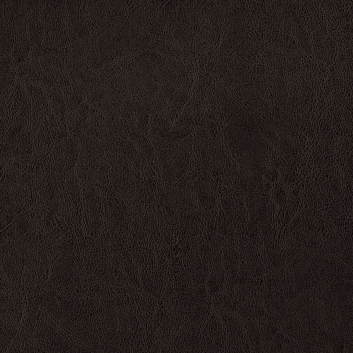 Estel Upholstered Headboard in Brown Vegan Leather Fabric, Button Tufted - Full Size