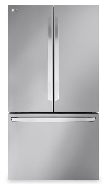 LG 36\" 32 Cu. Ft. French-Door Standard-Depth MAX™ Refrigerator - Smudge Proof Stainless Steel - LRFLS3206S