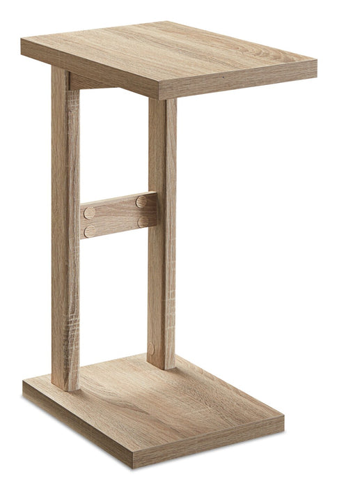 Orrie 11.75\" C-Shaped Chairside Table - Taupe