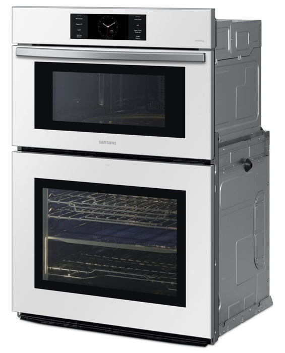 Samsung 30\" 7 Cu. Ft. Electric Micowave Combination Wall Oven - White - NQ70CB700D12AA