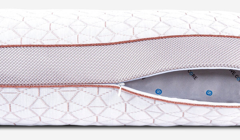 BEDGEAR Glacier Cuddle Curve 1.0 Pillow - Stomach Sleeper