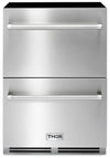 Thor 24\" 5.4 Cu. Ft. 2 Drawer  Refrigerator - Stainless Steel - TRF24U