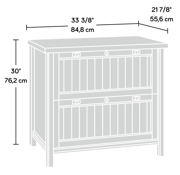 Retta 33.39\" 2-Drawer Lateral Filing Cabinet - Coffee Oak