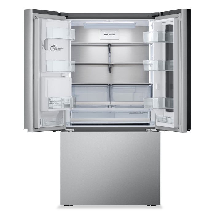 LG 36\" 26 Cu. Ft. French-Door Counter-Depth MAX™ Refrigerator - Smudge Proof Stainless Steel - LRYKC2606S