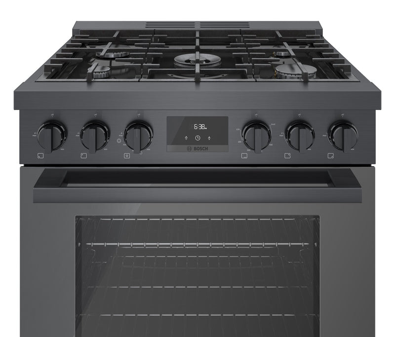 Bosch 800 Series 3.7 Cu. Ft. Industrial-Style Freestanding Gas Range - HGS8045UC