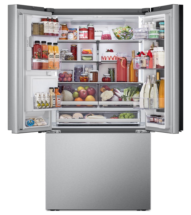 LG 36\" 31 Cu. Ft. French-Door Standard-Depth MAX™ Refrigerator - Smudge Proof Stainless Steel - LRYKS3106S