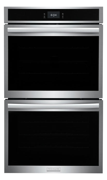 Frigidaire Gallery 30\" 5.3/5.3 Cu. Ft. Electric Double Wall Oven with Total Convection - Smudge-Proof® Stainless Steel\t - GCWD3067AF