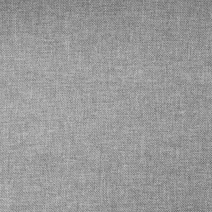 Portia Upholstered Wingback Bed in Grey Fabric with Nailhead Design, Button Tufted - Queen Size