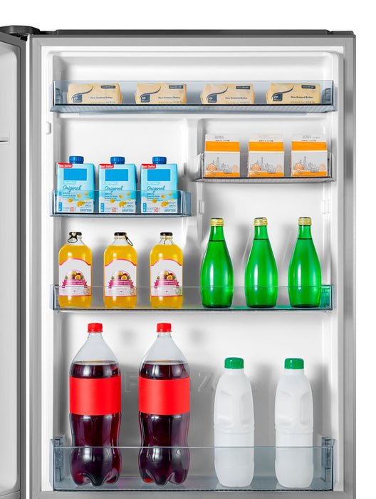 Hisense 27.7\" 14.7 Cu. Ft. Bottom-Mount Refrigerator - Titanium - RB15A2CSE