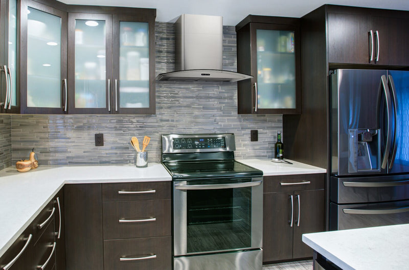 Broan Elite 30\" Curved Glass Chimney Range Hood - EW4630SS