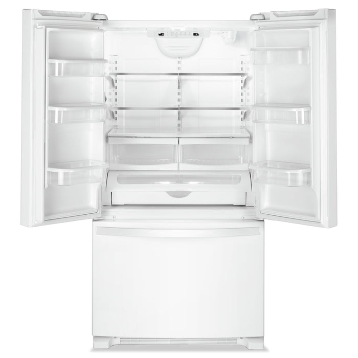 Whirlpool 33\" 22 Cu. Ft. Bottom-Mount Refrigerator - White - WRFF5333PW