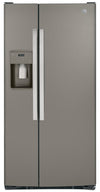 GE 33\" 23.2 Cu. Ft. Side-by-Side Refrigerator - Slate - GSS23GMPES