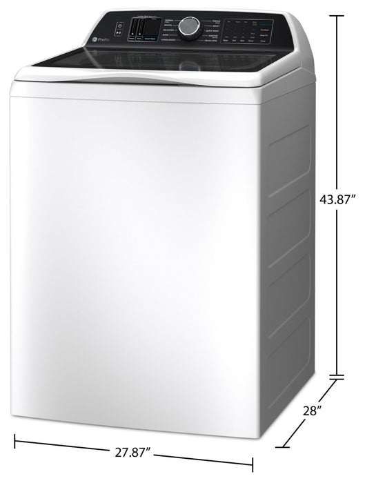 Profile 6.2 Cu. Ft. Top-Load Washer with Microban - PTW700BSTWS