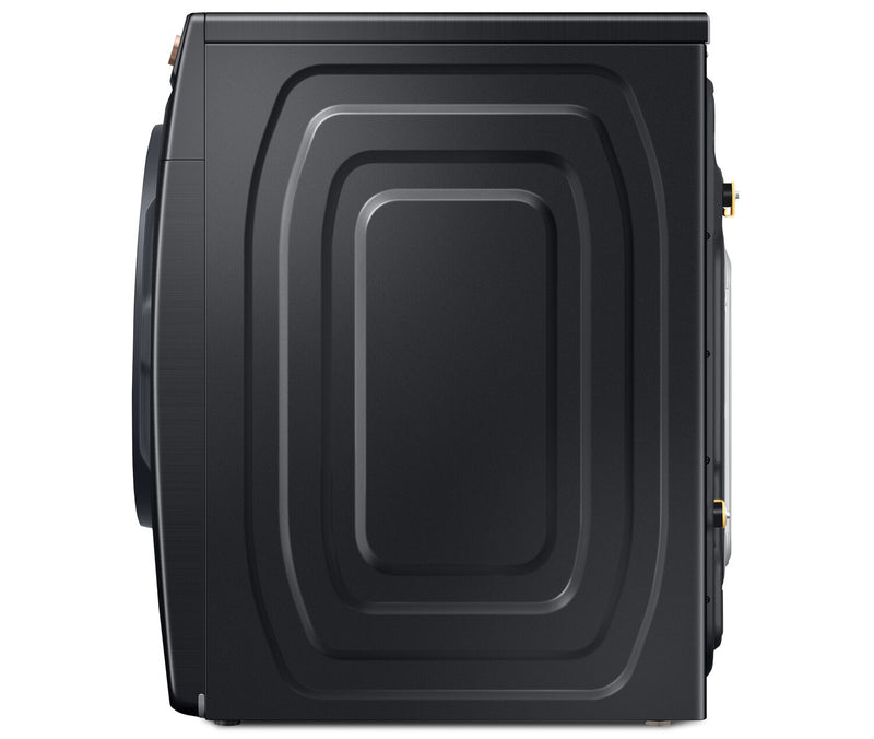 Samsung 5.8 Cu. Ft. Front-Load Steam Washer - Black Stainless Steel - Stackable - WF50BG8300AVUS