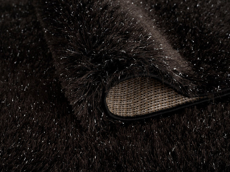 Glam Black Area Rug - 7' 9\" x 9' 5\"