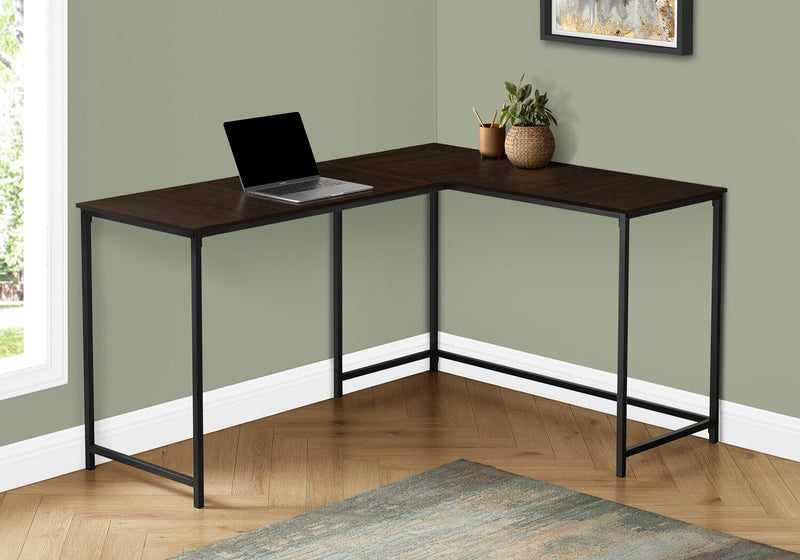 Karter 58.25\" L-Shaped Corner Office Desk - Espresso