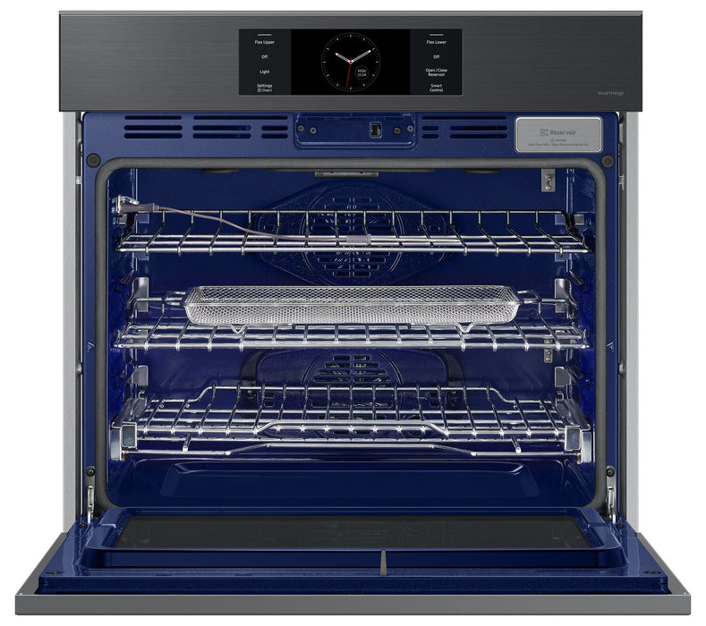 Samsung 30\" 5.1 Cu. Ft. Electric Single Wall Oven with AI Pro Cooking™ Camera and Air Sous Vide  - Matte Black - NV51CG700SMTAA