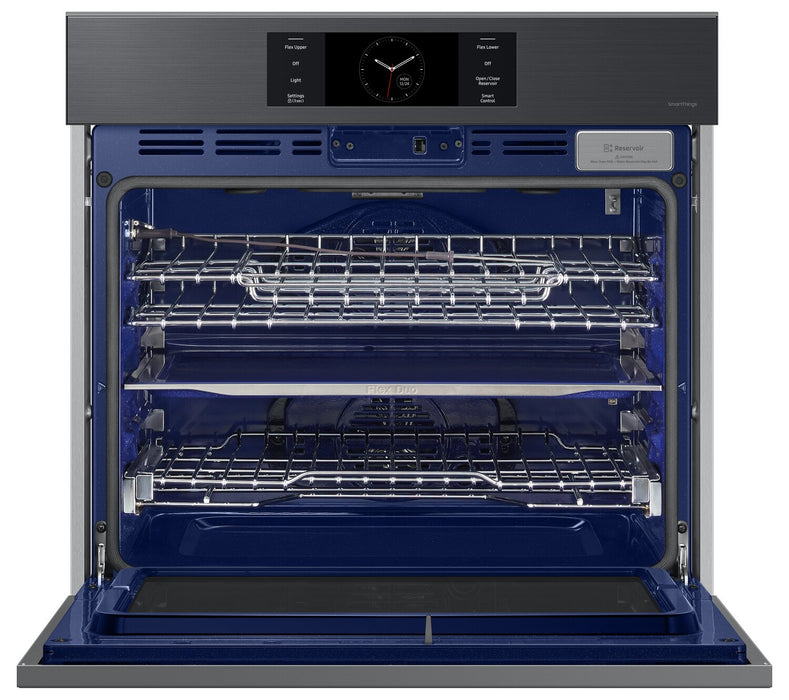 Samsung 30\" 5.1 Cu. Ft. Electric Single Wall Oven with AI Pro Cooking™ Camera and Air Sous Vide  - Matte Black - NV51CG700SMTAA