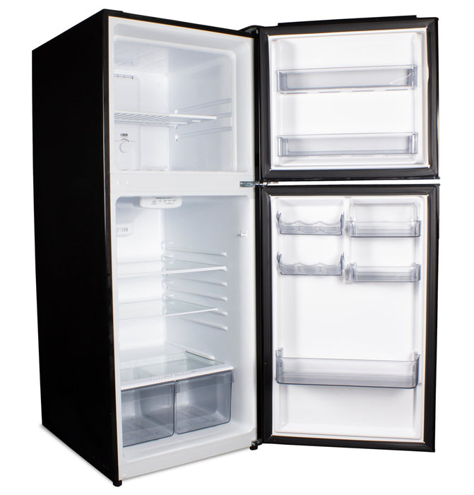 Danby 23.4\" 10.1 Cu. Ft. Top-Mount Refrigerator - Black - DFF101B1BDB