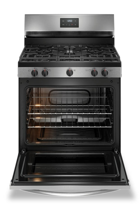 Frigidaire 5.1 Cu. Ft. Gas Range With Quick Boil and Five Burner Cooktop - Stainless Steel - FCRG3052BS