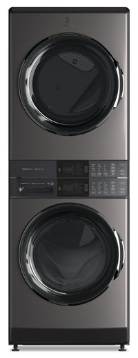 Electrolux 5.2/8.0 Cu. Ft. Front-Load Steam Laundry Tower - Titanium - ELTE760CAT