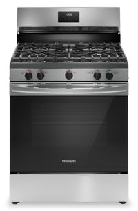 Frigidaire 5.1 Cu. Ft. Gas Range With Quick Boil and Five Burner Cooktop - Stainless Steel - FCRG305…