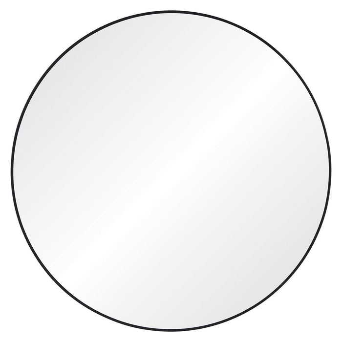 Round Black Mirror - 40\" x 40\"