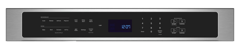 Maytag 30\" 6.4 Cu. Ft. Electric Combination Wall Oven with True Convection - Fingerprint Resistant Stainless Steel - MOEC6030LZ