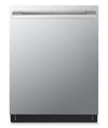 LG Studio 24\" 40 dBA Built-In Top-Control Smart Dishwasher with QuadWash®Pro  - Smudge Proof Stainless Steel - SDWB24S3