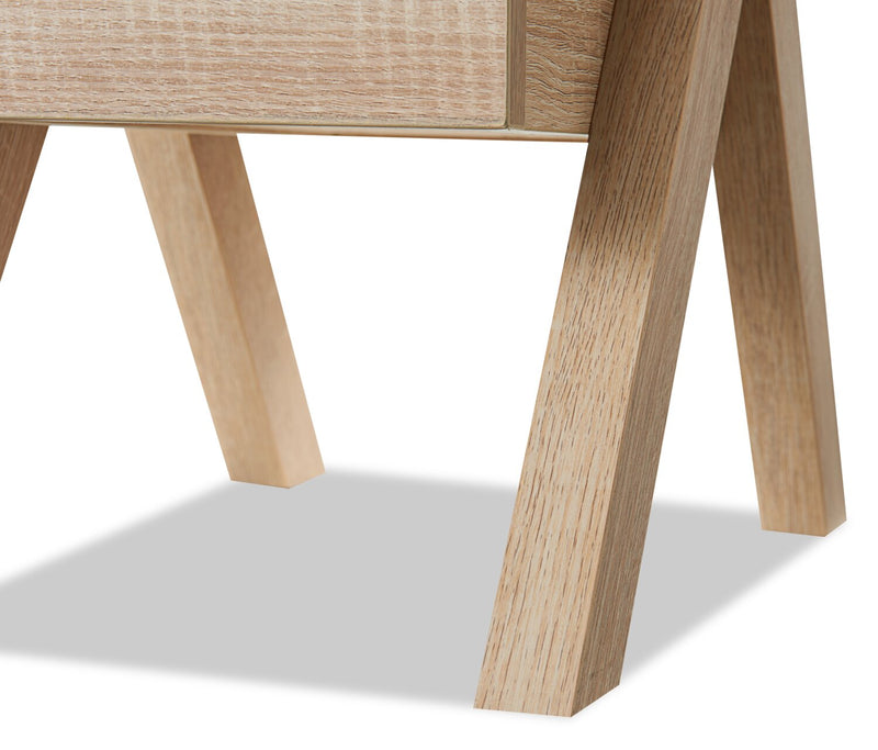 Torry 11.5\" Chairside Table with Cubby - Taupe