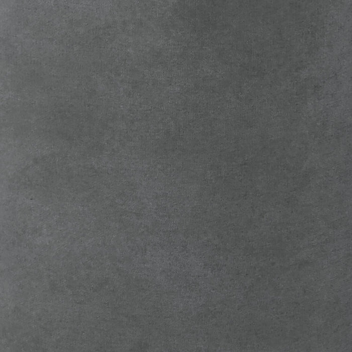 Miya Dining Chair with Polyester Fabric, Metal - Charcoal