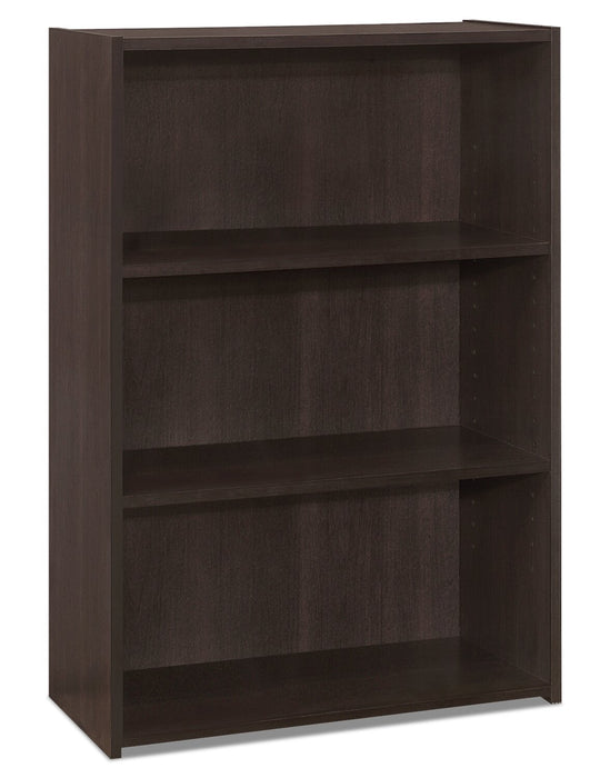Slade 24.75\" 3-Shelf Bookcase - Espresso