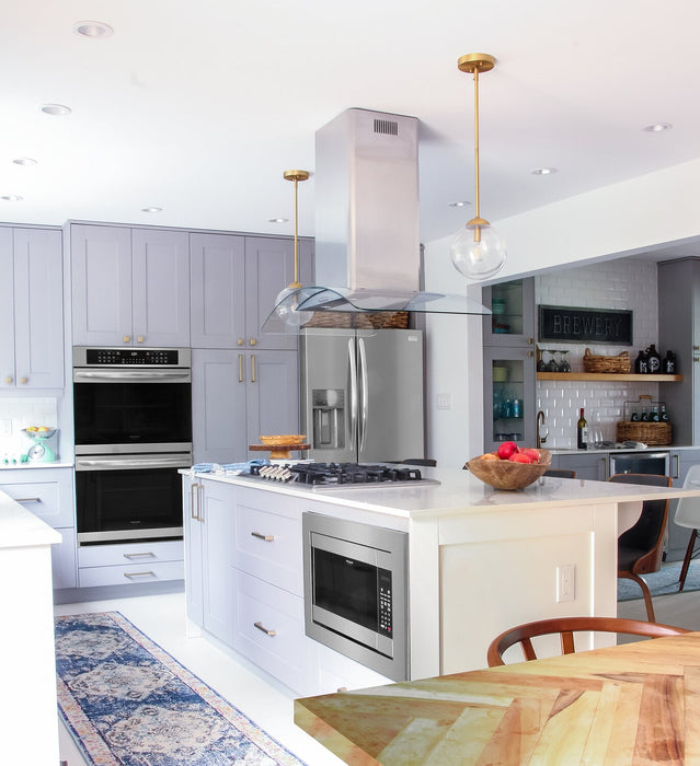 Frigidaire 42\" Glass Canopy Island Hood - FHPC4260LS