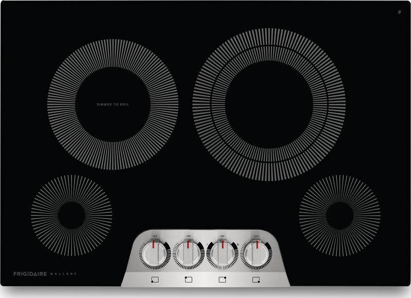 Frigidaire Gallery 30\" 4-Element Electric Cooktop - Stainless Steel - GCCE3049AS