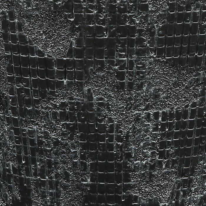 24\" Black Ceramic Textured Table Lamp