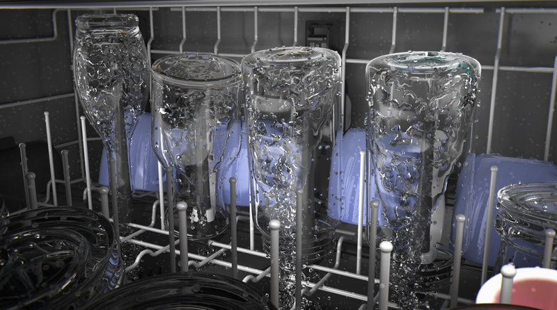 GE 24\" 50 dBA Built-In Top-Control Smart Dishwasher with Steam and Sani - Stainless - GDT635HSRSS