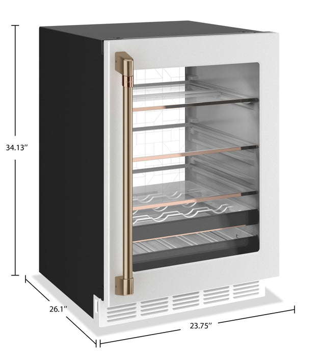 Cafe 24\" 5.1 Cu. Ft. Beverage Centre Refrigerator - White - CCP06BP4PW2