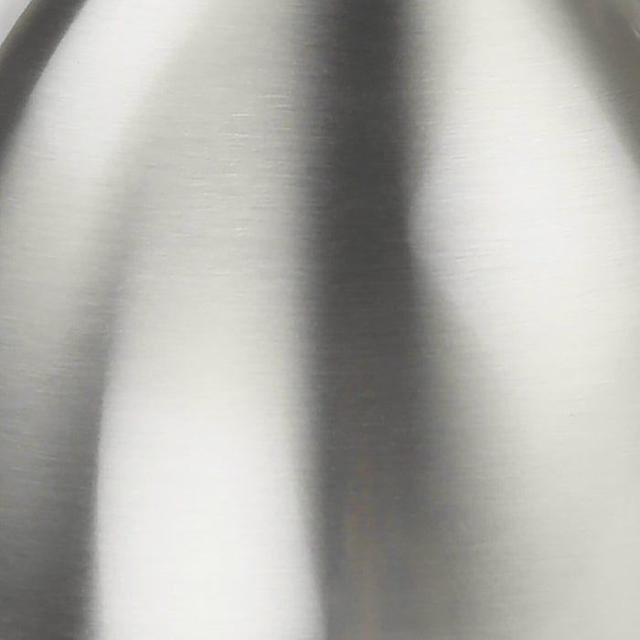 17\" Nickle Metal Desk/Task Lamp wiht USB Charging