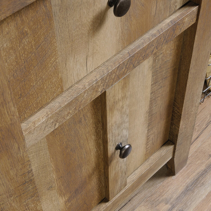 Dakota Pass 53.15\" Computer Office Desk with 2-Drawers - Craftsmen Oak