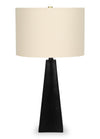 27\" Black Resin Table Lamp