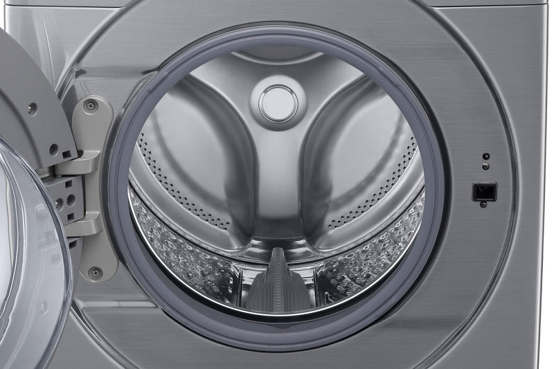 Samsung 5.2 Cu. Ft. Front-Load Steam Washer - Grey - Stackable - WF45B6300AP/US