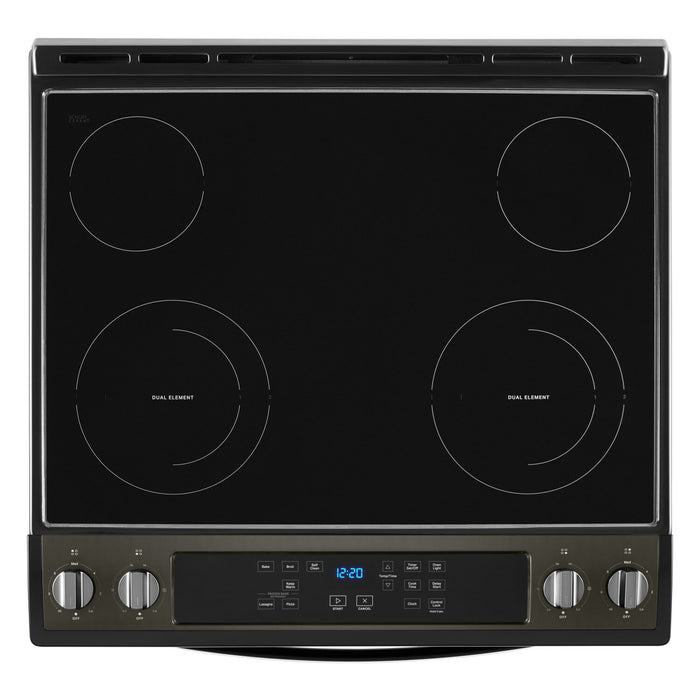 Whirlpool 4.8 Cu. Ft. Electric Range with Self-Clean - Black Stainless - YWEE515S0LV