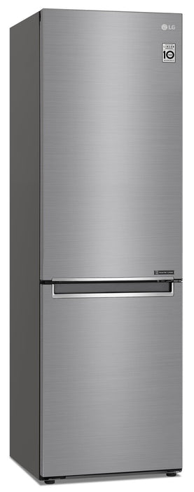 LG 23\" 12 Cu. Ft. Bottom-Mount Counter-Depth Refrigerator - Platinum Silver - LBNC12231V