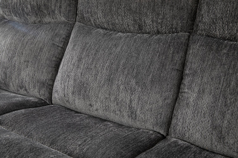 Atlantis 90\" Fabric Zero Gravity Power Reclining Sofa - Dark Grey